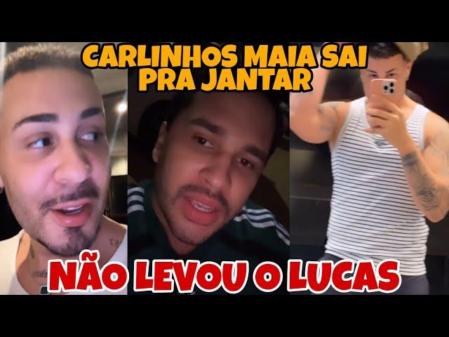 CARLINHOS MAIA SAI PRA JANTAR COM AMIGOS E NÃO LEVA SEU MARIDO| STORIES CARLINHOS MAIA