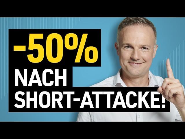 NASDAQ-Top-Performer: -50% nach Short-Attacke!