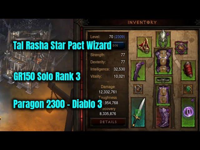 Season 32 Tal Rasha Meteor Wizard Rank 3 - Diablo 3