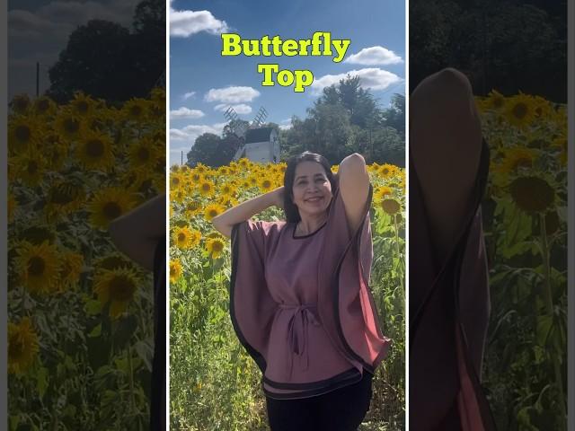  DIY- Butterfly Top #fashion #sewinstyle #sewing