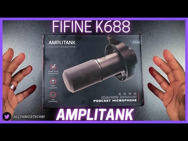 FIFINE K688 XLR /USB Microphone!? - Unboxing and Sound Test Review