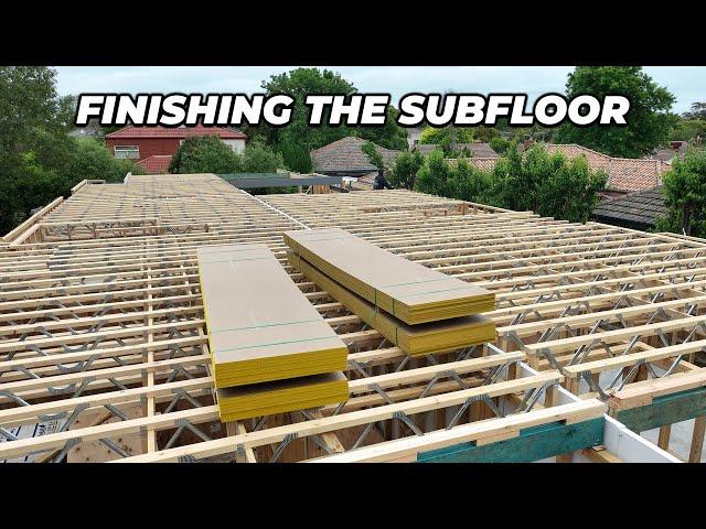 Building a House Ep 8 - Posies Installed and Subfloor Completed