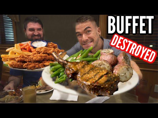 PRO EATER VISITS THE LARGEST BUFFET IN THE USA | SHADY MAPLE SMORGASBORD | Dutch Buffet