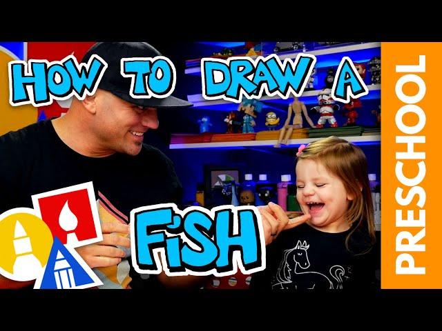 Drawing A Fish With My 2-Year-Old - Preschool