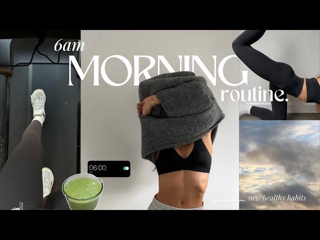 6AM MORNING ROUTINE (2024) | new healthy & productive habits - aesthetic -