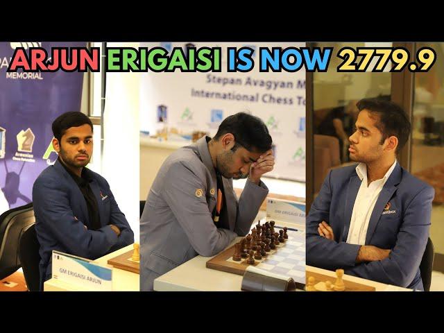 Arjun Erigaisi reaches 2779.9 | Wins Stepan Avagyan Memorial 2024 with round to spare