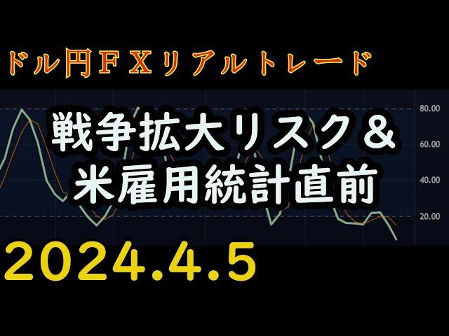 【成功】 利益28円。 【18万円から始める放課後FX】 ボリンジャーバンド とストキャスティクスで、コツコツ短期売買 【FXリアルトレード】 #126  2024.4.5(金)放課後17:10～