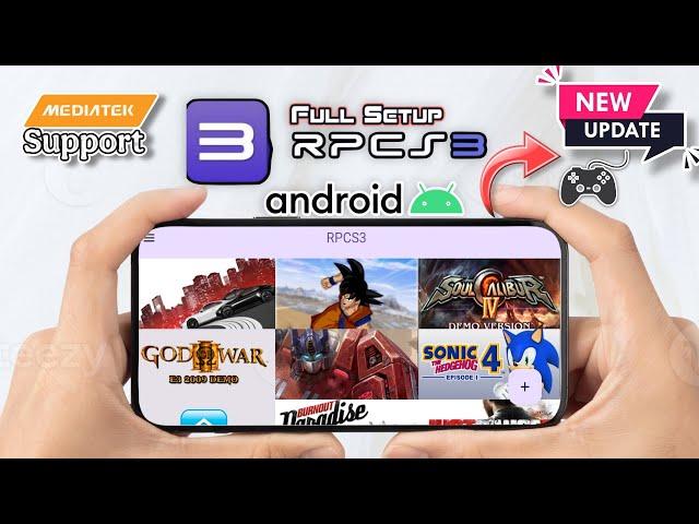 RPCS3 Android New Update | Controller Support | Blackscreen Bug Fixed on Mali/Mediatek Device