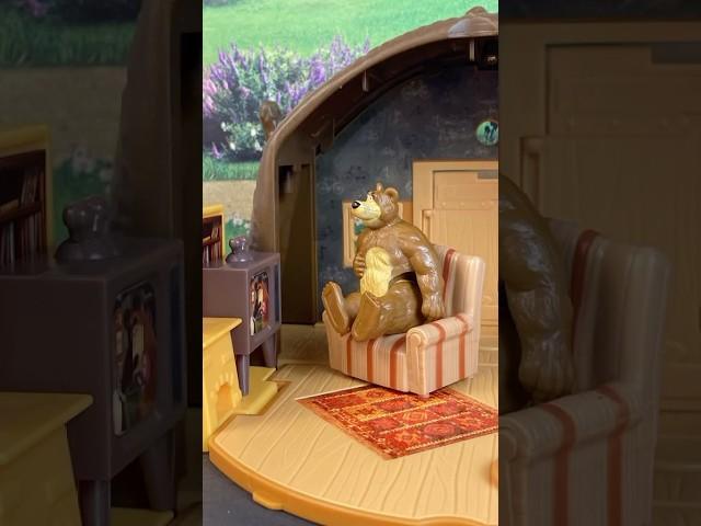 Smells Bad  Masha and the Bear Original Short - Stop Motion Video for Kids