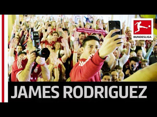 Bayern's James Rodriguez' Funny Fan Club Visit!