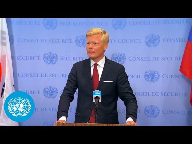 UN Special Envoy for Yemen on the situation in the region - Security Council Media Stakeout