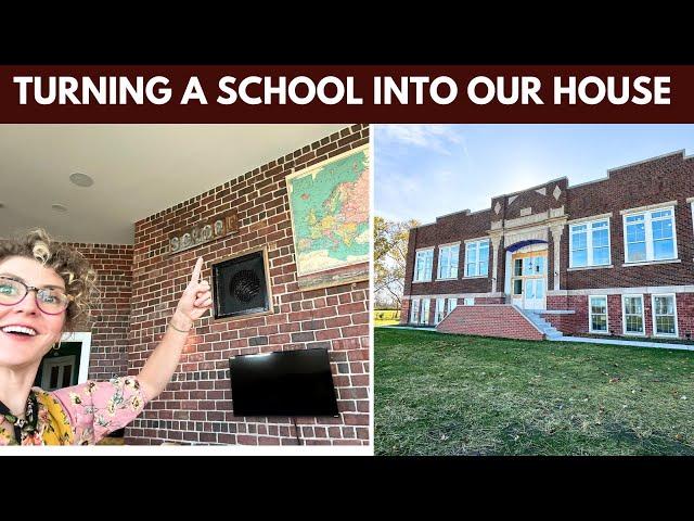 Decorating our Schoolhouse with TREASURES from Other Schools (+ we were on TV!!)