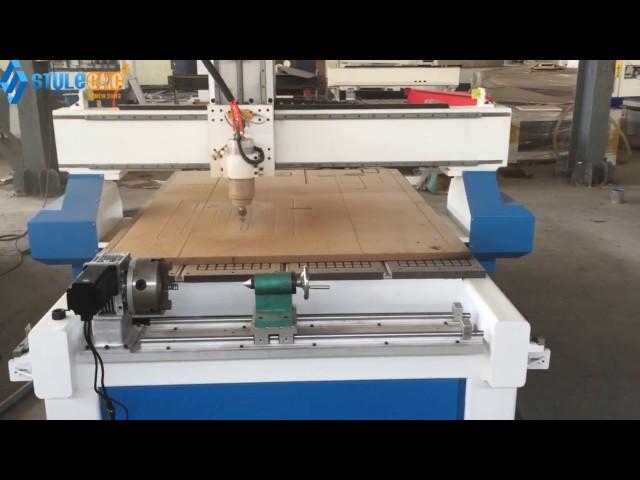 STYLECNC® 4 axis CNC router machine with rotary device