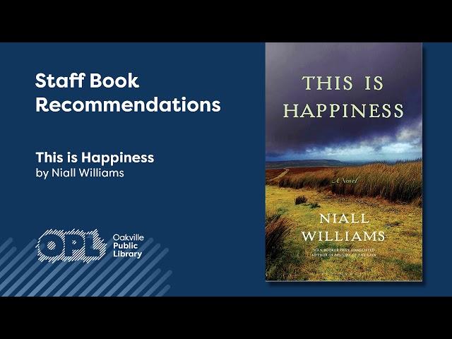 Book Talks: This is Happiness by Niall Williams