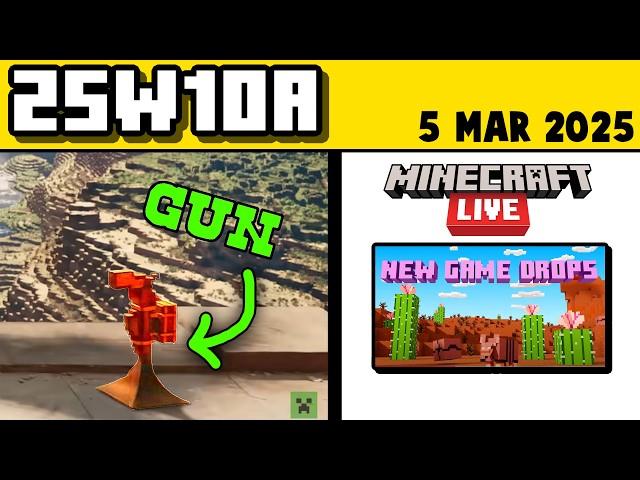 Minecraft adding Guns?