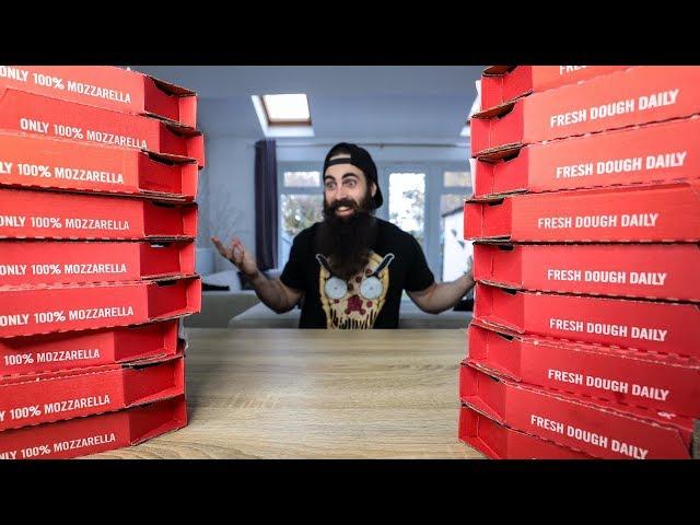 ONE MAN VS EVERY DOMINO'S PIZZA CHALLENGE | LAST VIDEO AT THE OLD HOUSE | BeardMeatsFood