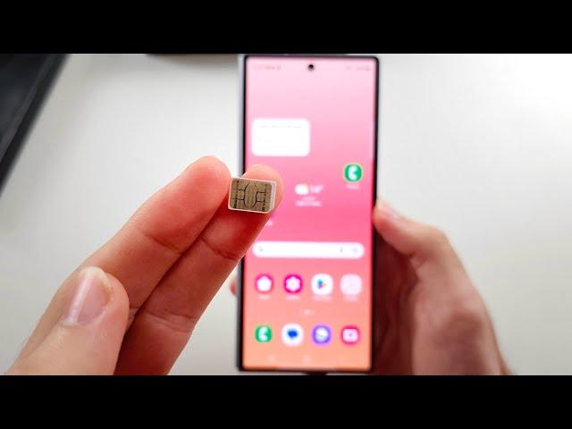 How To Get a SIM Card Out of Samsung Galaxy Z Fold 6