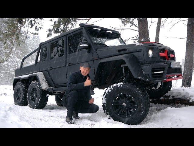 Самодельный Гелендваген 6x6 Mansory, полный тест драйв на бездорожье.