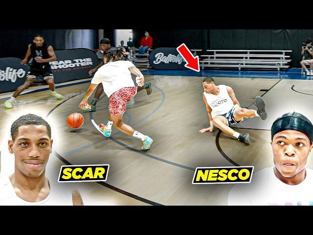 Scar & Nesco Game Got SO TOXIC They THREW HANDS... HEATED Match Up | Ballislife vs OTD