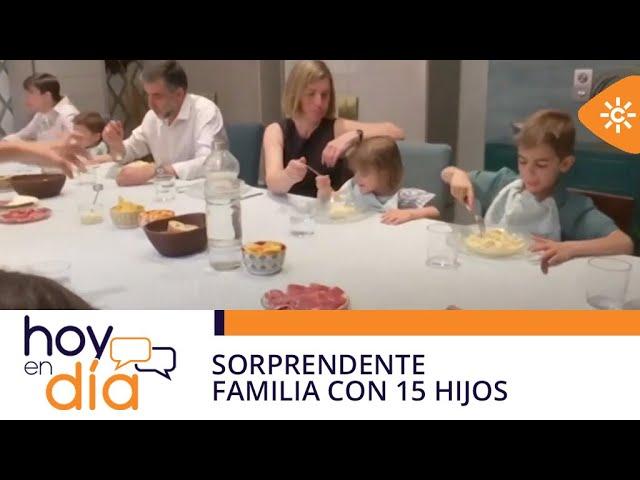 Hoy en día | La sorprendente familia formada por Javier, Belén, y sus 15 hijos