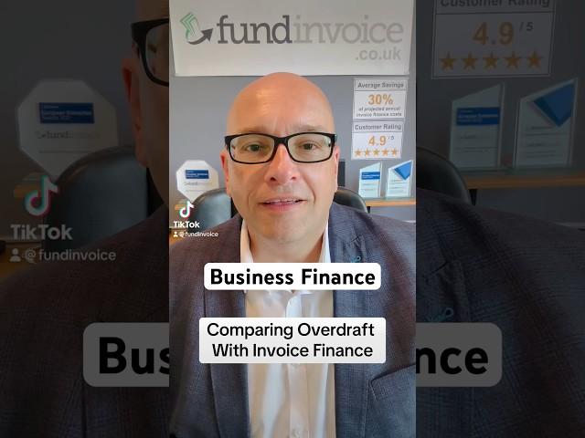 Comparing business finance like overdraft with invoice financing #businessfinance #fundinvoice ￼