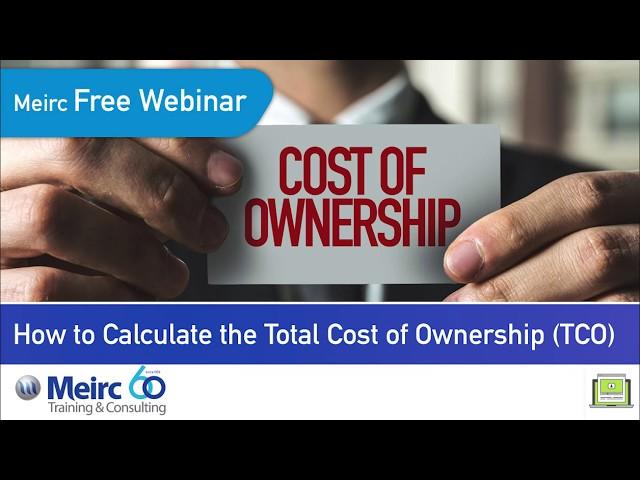 How to Calculate the Total Cost of Ownership (TCO)|Procurement and Supply Chain Management