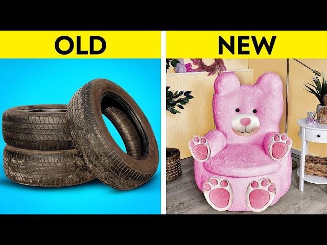 CREATIVE WAYS TO REUSE OLD TIRES ️ EPIC RECYCLING IDEAS