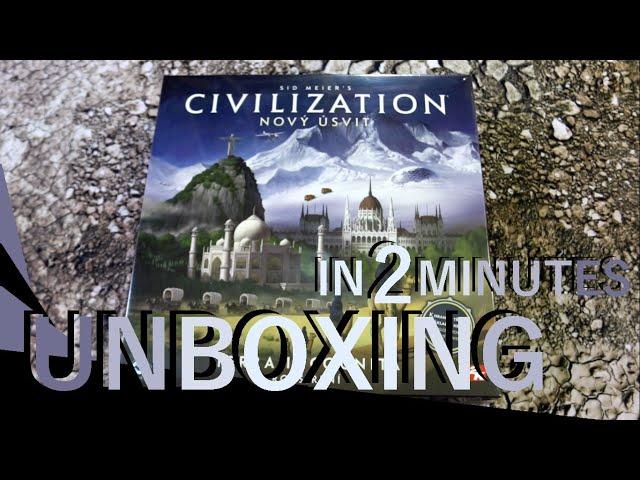 Sid Meier’s Civilization: A New Dawn – Terra Incognita UNBOXING in 2 minutes