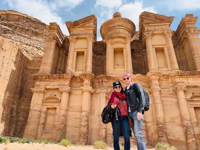 Exploring the "Rose City" Petra, Jordan with AJ and Shirley in 4K Ultra HD - April 2019