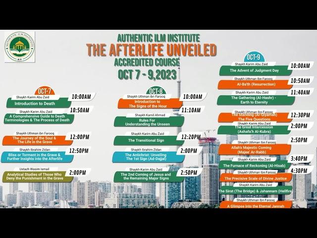 Unveiling The Afterlife - Authentic Ilm Mission Conference- Day 4