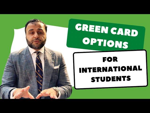 Green Card Options for International Students in the USA