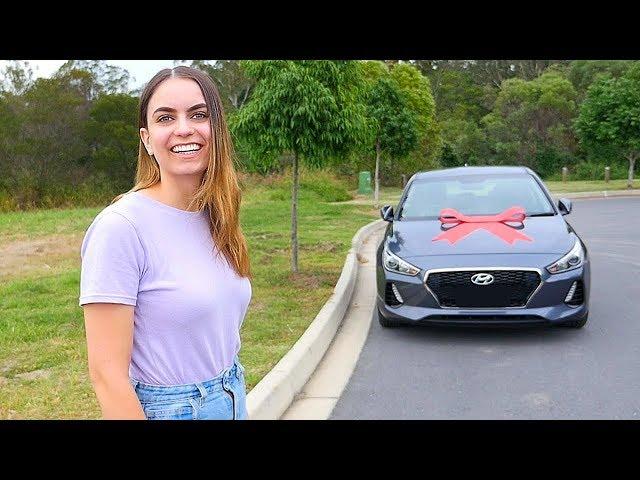 ACTUALLY SURPRISING my Girlfriend with a CAR PRANK!