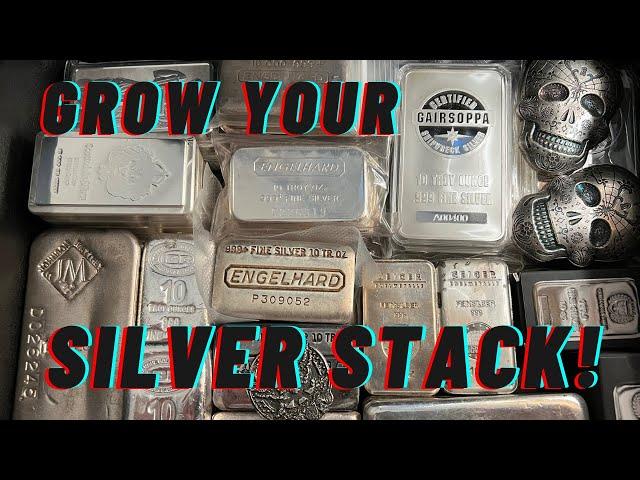 How to GROW YOUR Silver Stack! #silverstack #silverstacking