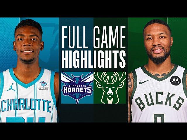 HORNETS at BUCKS | FULL GAME HIGHLIGHTS | February 9, 2024