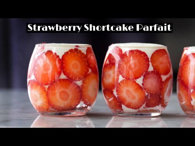 Japanese Strawberry Shortcake Parfait with Chef Asami