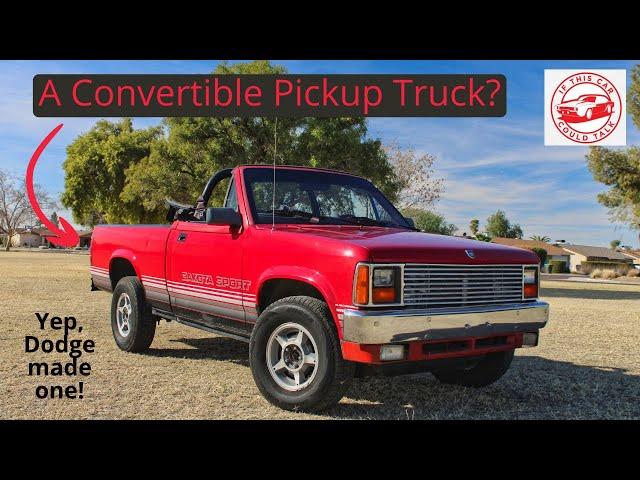 Did you know Dodge made a convertible truck?  We found this very rare Mopar that you have to see!