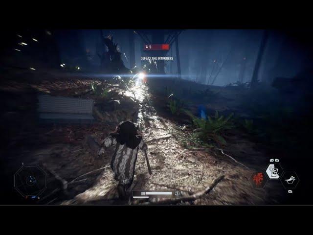 Star Wars Battlefront 2: Ewok Hunt Gameplay (No commentary)