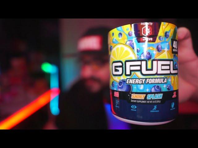 NEW! GFUEL - "SHINY SPLASH" - TASTE TEST & REVIEW! NEW NUMBER ONE?!