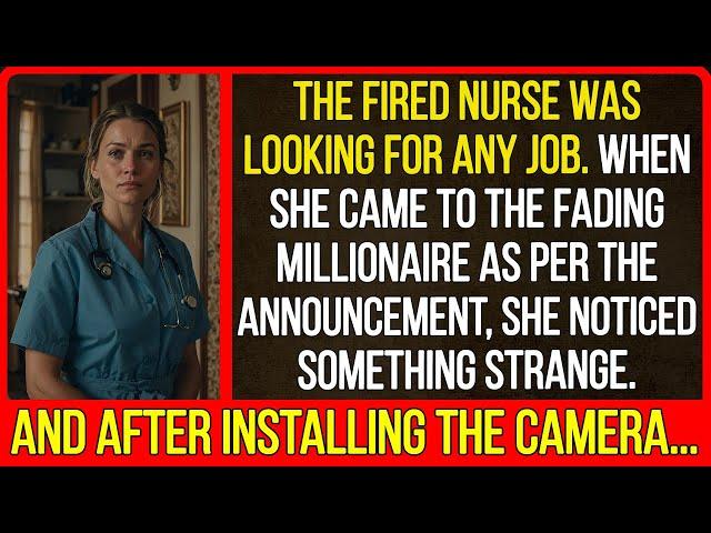 When the nurse set up cameras in the millionaire's home, she couldn't believe her eyes ...