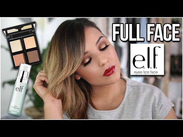 FULL FACE USING ONLY E.L.F MAKEUP & BRUSHES! | DRUGSTORE | MakeupbyAmarie