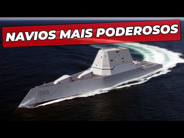 Os Navios de GUERRA mais PODEROSOS do MUNDO