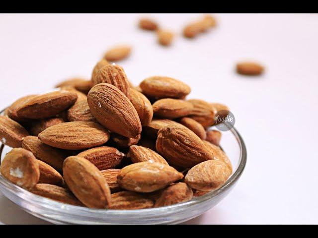 Perfect Roasted almonds | Easy Salted and roasted almonds in the oven