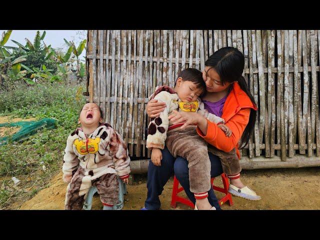 Single mother grows vegetables and sells corn to have money to prepare Tet clothes