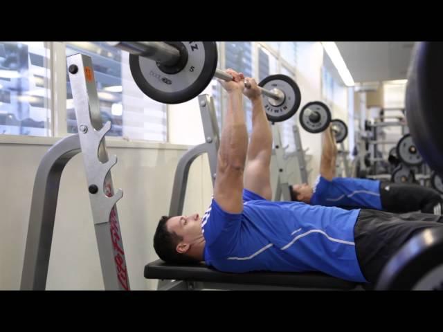 Close Grip Barbell Bench Press - Triceps Exercise