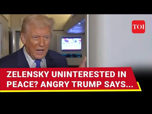 Angry Trump Shuts Down Reporter After Question On Putin; Slams Zelensky For Refusing Russia Deal?