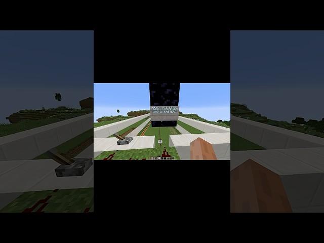 FASTEST MINECART in Minecraft?! (Epic Race) #shorts #minecraft