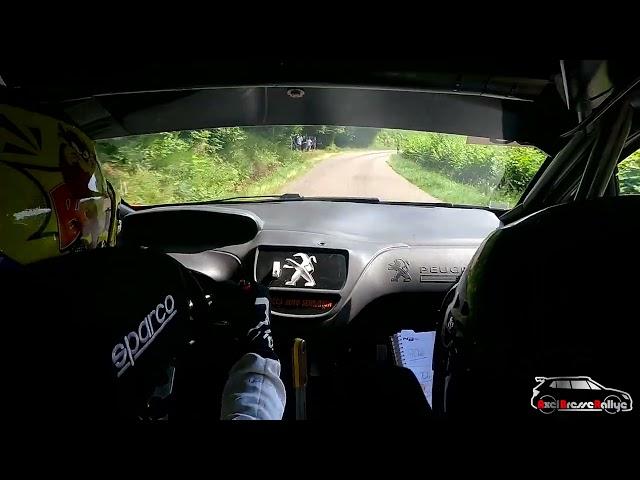 Rallye de Matour 2024 - Caméra Embarquée Da Silva / Paqulier - Peugeot 208 R2 - ES3