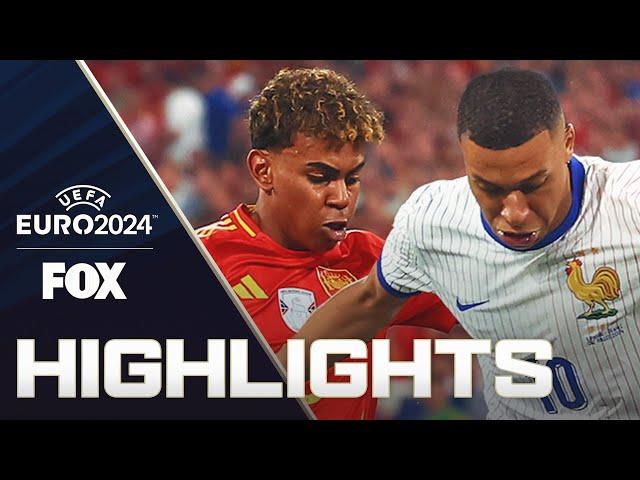 Spain vs. France Highlights | UEFA Euro 2024 | Semifinals