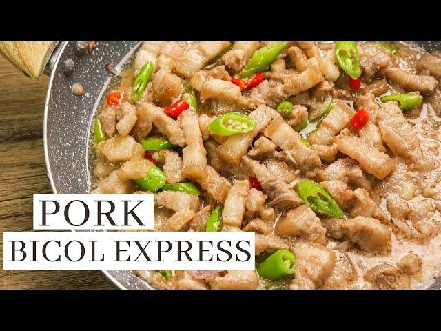 How To Cook Pork Bicol Express - Pinoy Recipe