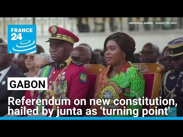 Gabon votes on new constitution hailed by junta as 'turning point' • FRANCE 24 English